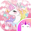 Pembe Kalp Taşlar Unicorn Kız  APK