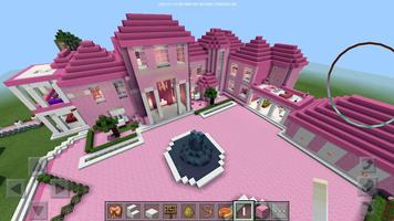 Pink princess house 2018 map for MCPE! screenshot 3