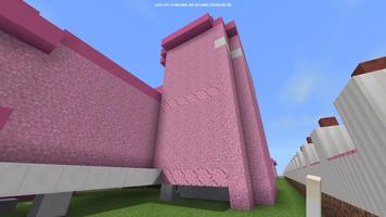 Maison de princesse rose 2018 carte pour MCPE! capture d'écran 2