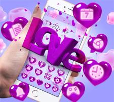 Icône Purple Pink Jelly Affiche