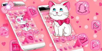 Pink Kitty Cute Theme screenshot 3