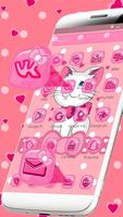 Pink Kitty Cute Theme poster
