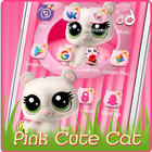 Pink Cute Cat icon