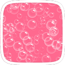 Pink Love Bubbles Theme APK