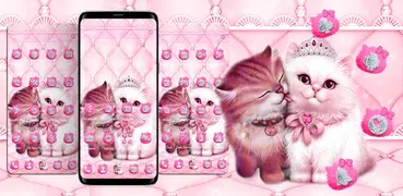 Lovely Cute pink Cat Theme