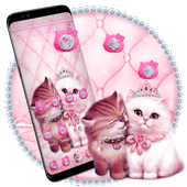 Lovely Cute pink Cat icon