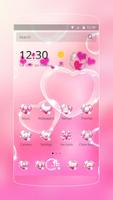 Love Pink Bubbles poster