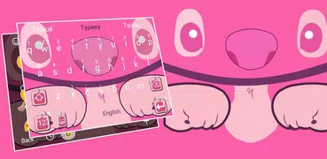 Pink Monster Keyboard Theme