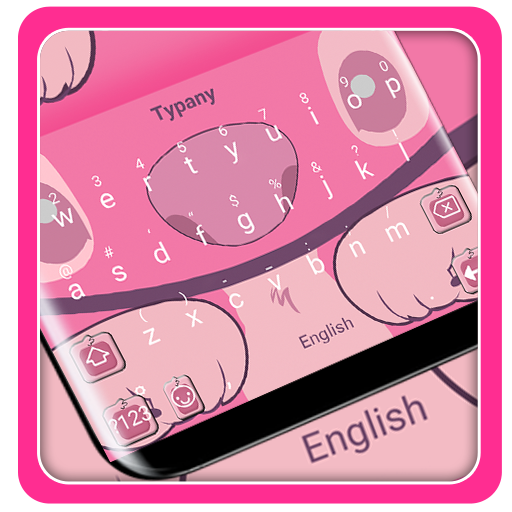 Tema della tastiera dei mostri rosa