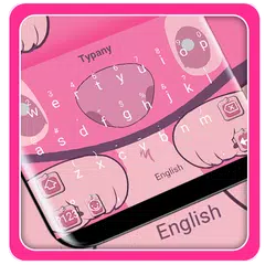 ピンクモンスターキーボードのテーマ アプリダウンロード