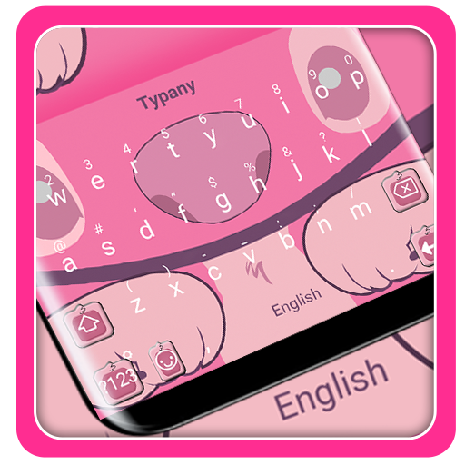 Pink Monster Keyboard Theme