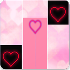 Heart Piano Pink Tiles 4 - Music, & Magic Tiles-icoon