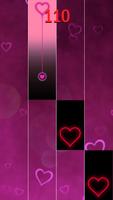 Pink Heart Piano Tiles - Magic Piano Game 2019 captura de pantalla 3