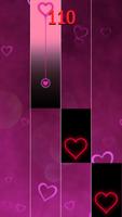 3 Schermata Pink Heart Piano Tiles - Magic Piano Game 2019