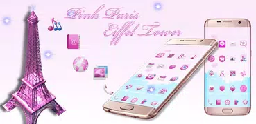 3D Pink Paris Eiffel Tower