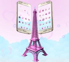 3D Pink Paris Eiffel Tower স্ক্রিনশট 2