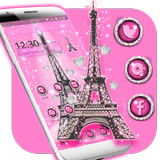 Love Paris Eiffel Theme icône