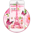 Pink Eiffel Tower Paris Theme