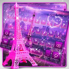 Pink Paris Keyboard Theme APK Herunterladen
