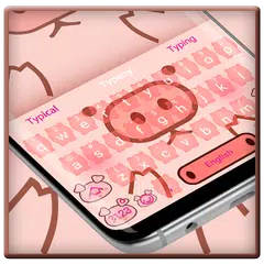 Pink Piggy Keyboard Theme APK download