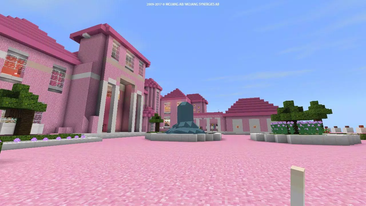 Mapa da casa da princesa rosa 2018 para MCPE versão móvel andróide