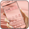 Rose Gold Silk Theme APK