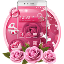 Pink Rose Mobile Theme APK