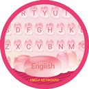 Pink Sakura Jelly Theme&Emoji Keyboard APK