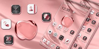 핑크 애플 크리스탈 테마 스크린샷 3