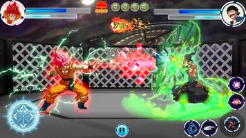 Battle of Super Saiyan Goku vs Monky D Luffy Affiche