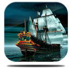 Pirate ship Live Wallpaper ícone