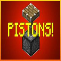 Pistons Mod for Minecraft PE โปสเตอร์