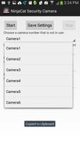 NinjaCat Security Camera скриншот 1
