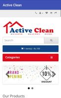Active Clean Online Store पोस्टर