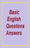 Basic English question answers Affiche