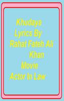 Khudaya Lyrics By Actor in Law Affiche