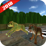 Wild Animals Racing: Racing Battle 2018 أيقونة