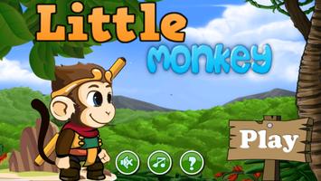 Little Monkey Banana Hunter Adventure Affiche
