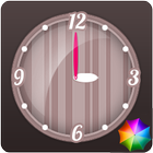 ikon Stripes Clock Widget