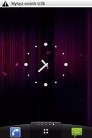 White dots Clock Widget-poster