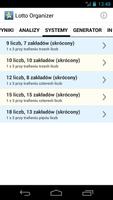 Lotto Organizer ảnh chụp màn hình 3