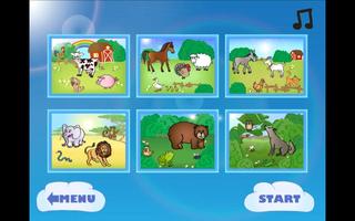 Tap animals for kids اسکرین شاٹ 1