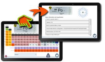 برنامه‌نما PERIODIC TABLE FOR A SMARTPHONE عکس از صفحه