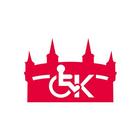 Kraków for a disabled tourist icon