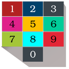 Maths color game icono