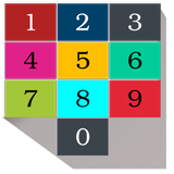 Maths color game icône