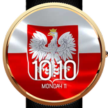 Animated Polish Flag Watchface