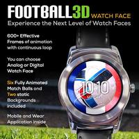 Football 3D World Watch Face screenshot 1