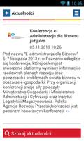 برنامه‌نما WEB.GOV.PL Wspieramy e-Biznes عکس از صفحه