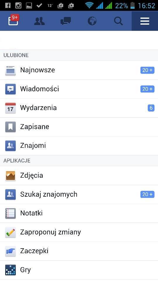 Facebook sciagnij aplikacje